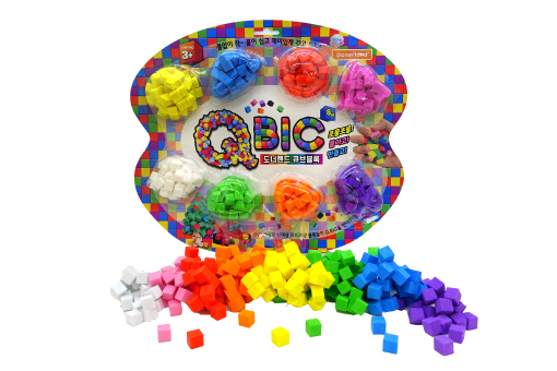 (도너랜드) 도너랜드큐브블록-큐빅 8색